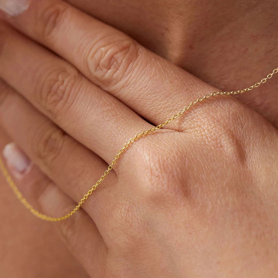 Minimalist Gold Stainless Steel Necklace