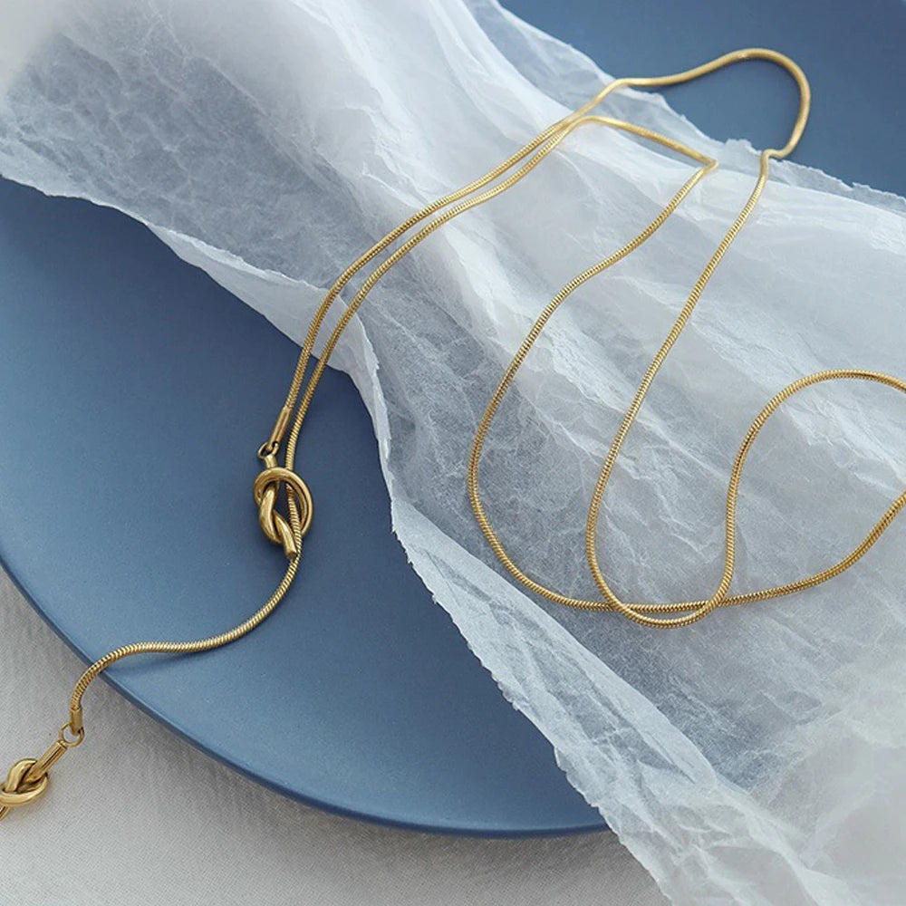 Y-Shaped Cross Necklace
