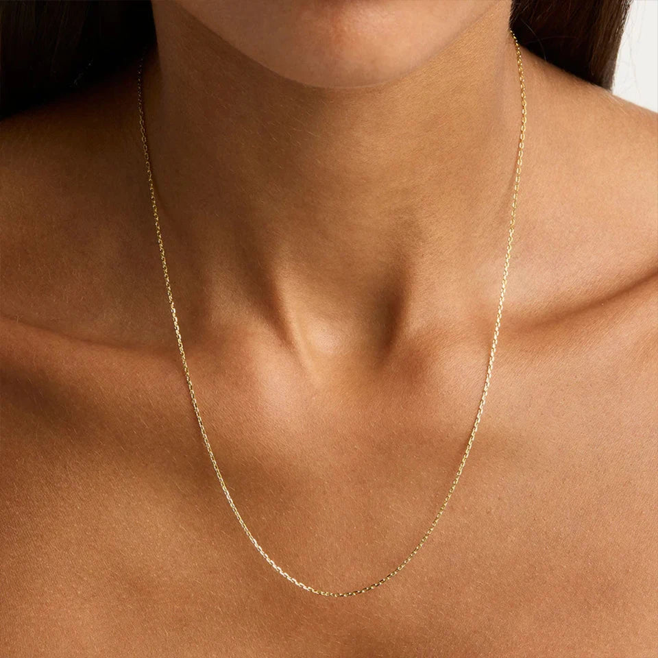 Minimalist Gold Stainless Steel Necklace