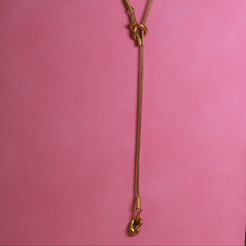 Y-Shaped Cross Necklace