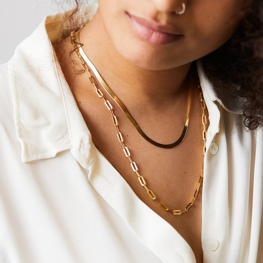 Golden Link Necklace