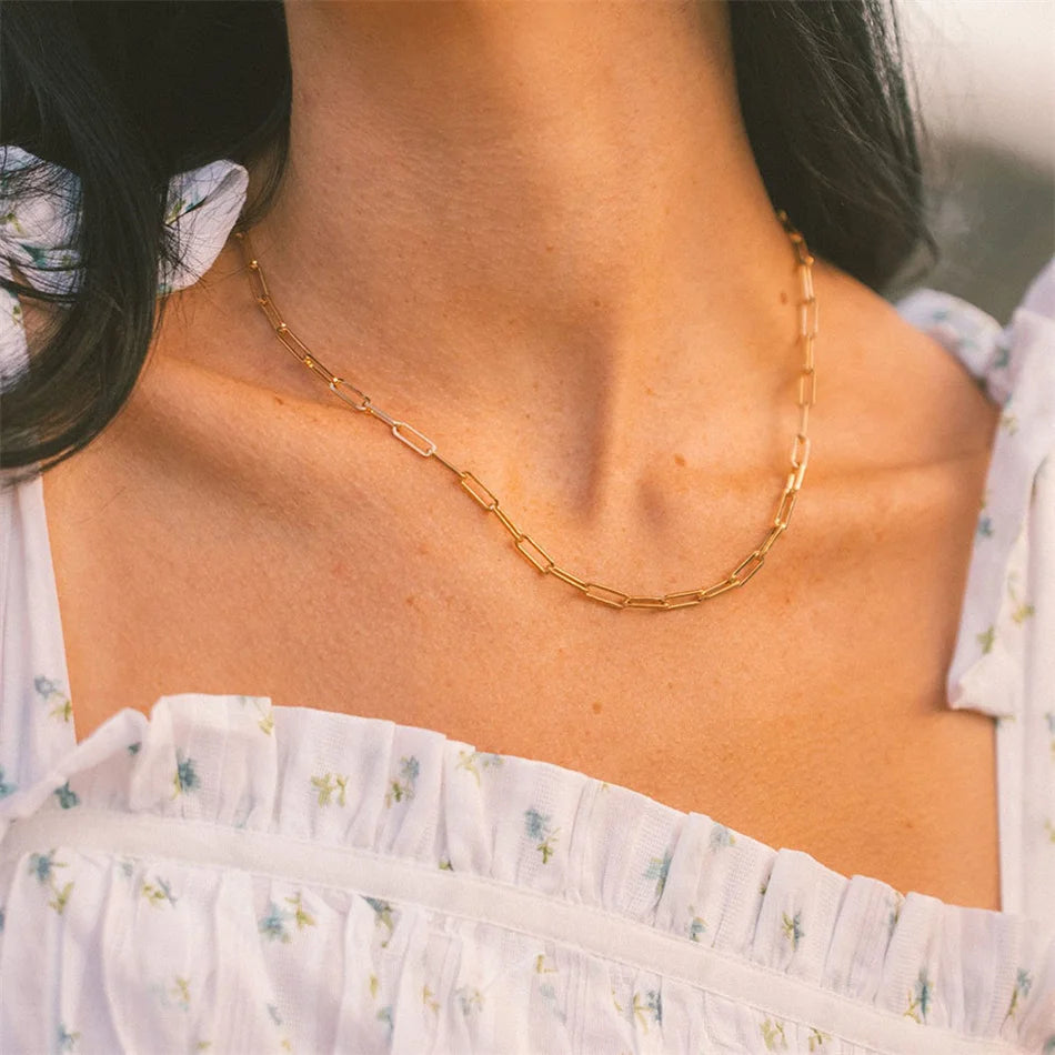 Golden Link Necklace