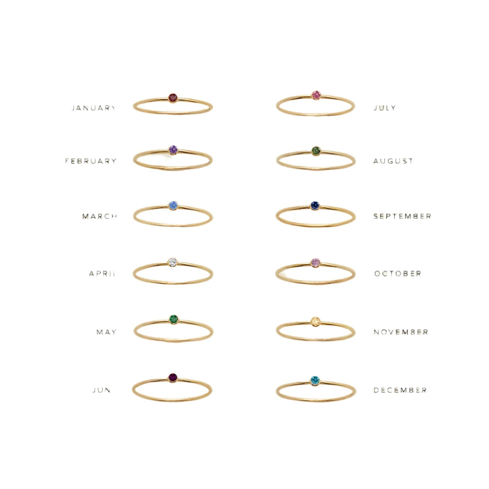 Birthstone Ring