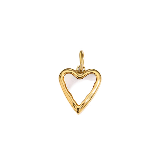Heart Pearl Charm